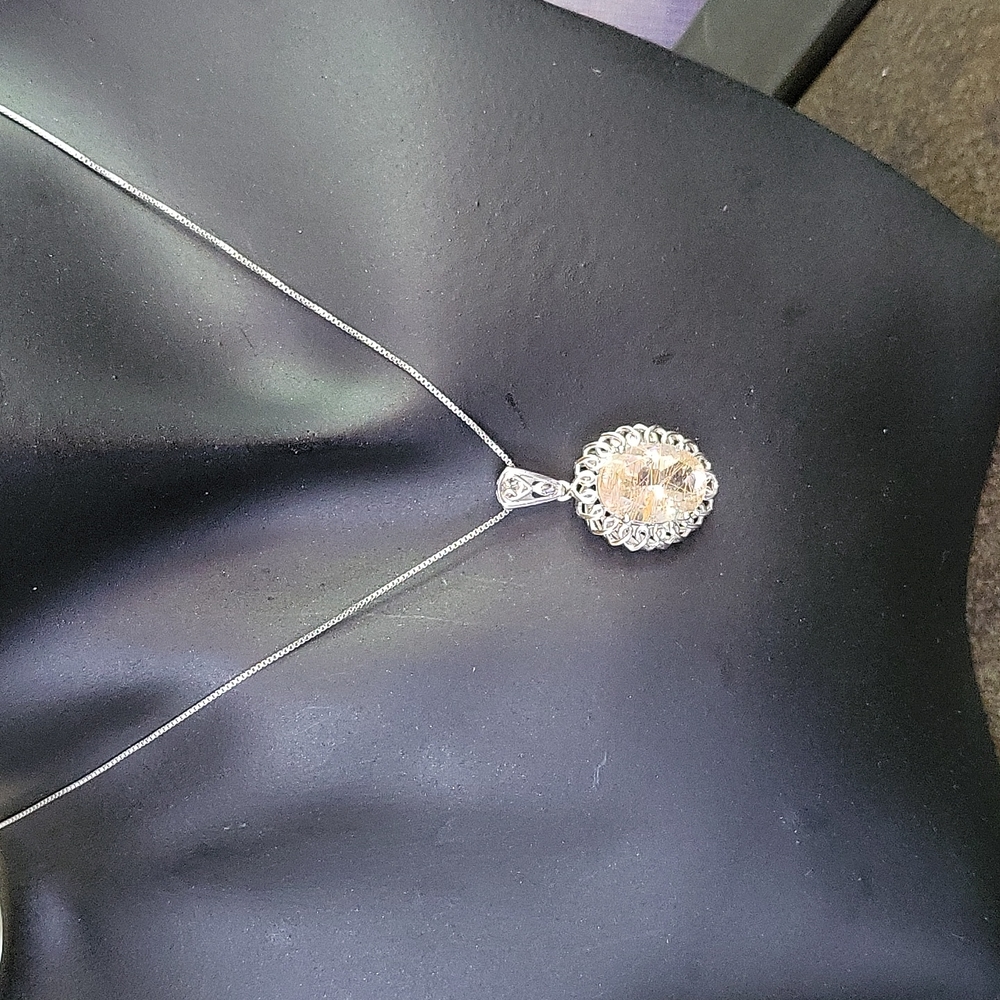 Danborite necklace